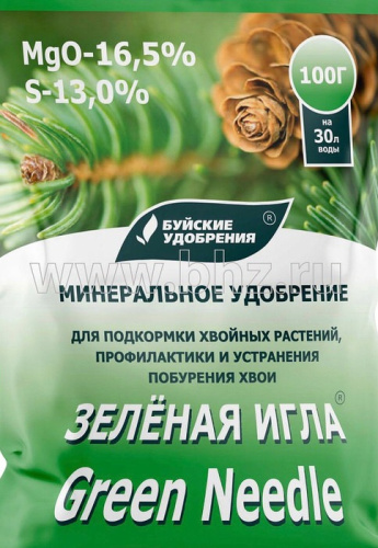 Удобрение Зеленая игла  100г