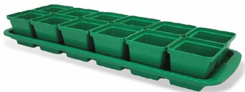 Набор д/рассады 12 мест 47*15*9 V200мл (12стаканчиков)