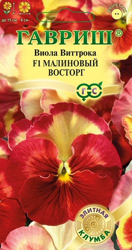 Виола Малиновый восторг F1 Виттрока (Анютины глазки) 5 шт.