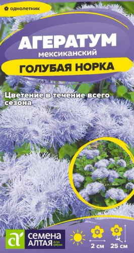 Агератум Голубая Норка 