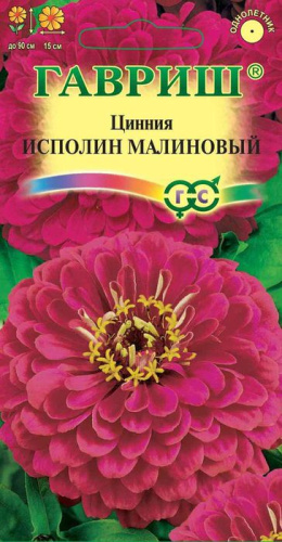Цинния Исполин малиновый 
