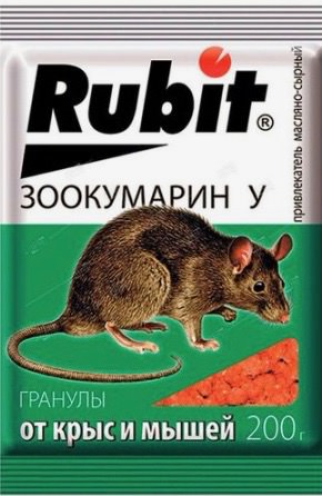 Рубит ЗООКУМАРИН+ гранулы 200г сырный