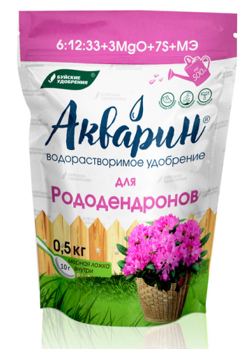 Акварин д/рододендронов 0.5кг дой-пак