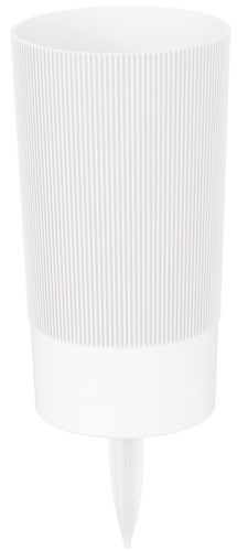 Ваза под срезку "Версаль" Д150мм, В280мм (с колышком) белый									