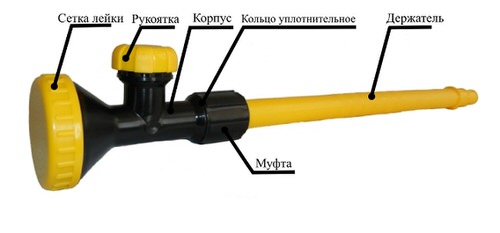 Насадка для банки для побелки