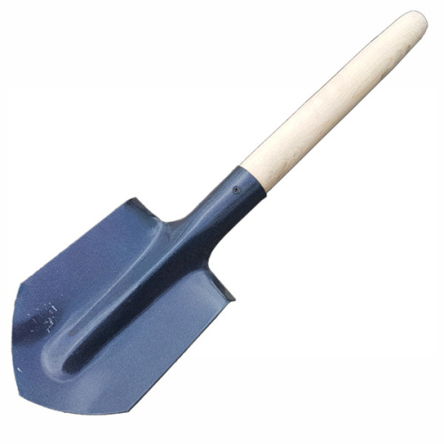 Лопата автомобильная порошк. окр. с дер. черенком