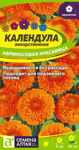 Календула Абрикосовая красавица