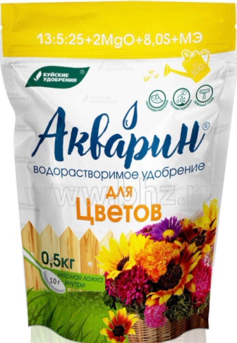 Акварин д/цветов 0.5кг дой-пак/12