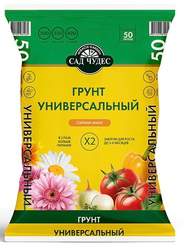 Грунт Универсальный 50л Сад Чудес 