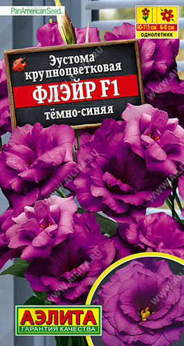 Эустома Флэйр F1 темно-синяя