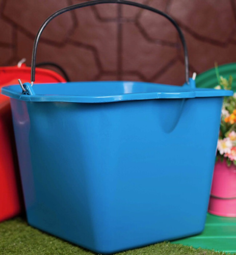 Ведро 20л садовое цветное квадрат. /1