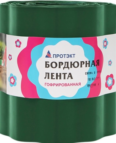 Лента Бордюрная гофрир. 20см*9м Хаки 9м