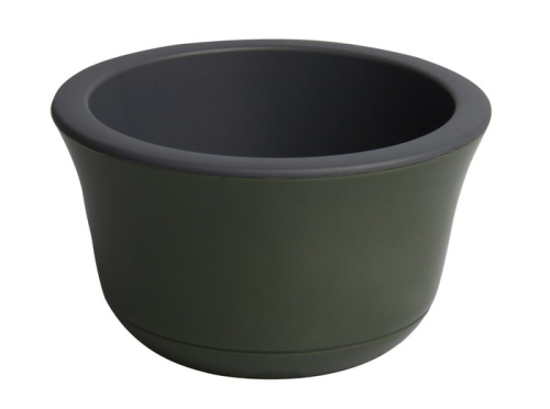 Кашпо Омега 5.3л нефрит-антрацит d26 h16