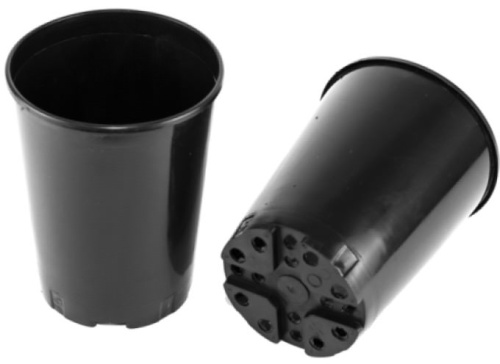 Горшок 2л высокий d=14см, h=18см литой