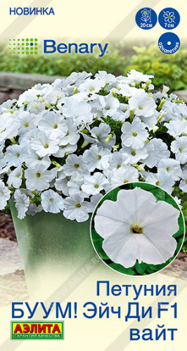 Петуния БУУМ! Эйч Ди F1 Вайт