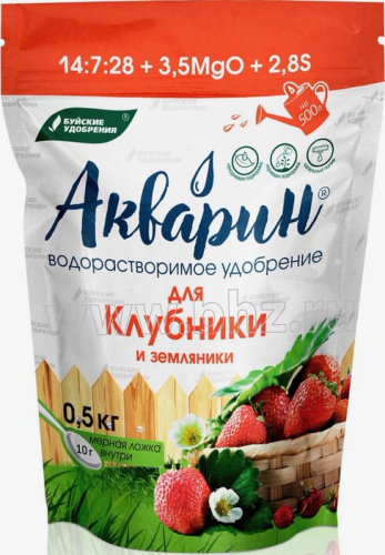 Акварин д/клубники и земляники 0.5кг дой-пак