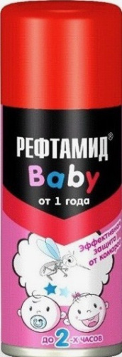 Репеллент Рефтамид® Baby от клещей и комаров 100мл 					