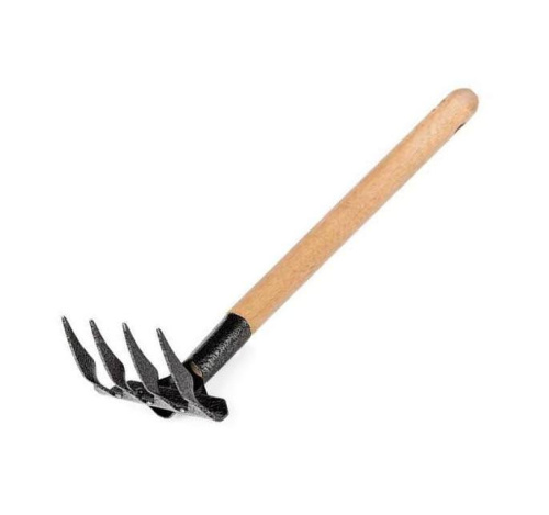 Грабли 4-х зубые с повёрнутым зубом с/ч 400мм