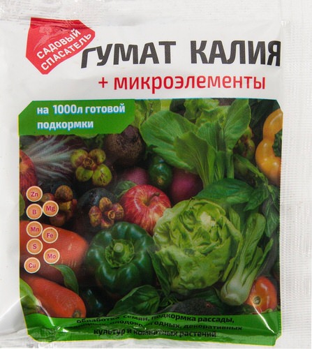 Гумат калия+микроэлементы 100г (Садовый Спасатель)