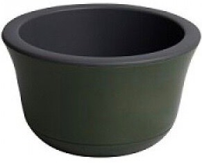 Кашпо Омега 8л нефрит-антрацит d30 h17.5