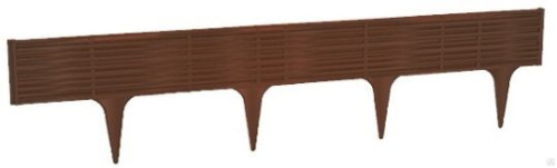 Бордюр cадовый Garden Border Ротанг 18,5см*3,9м коричневый