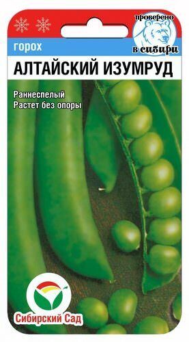 Горох Алтайский Изумруд 