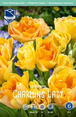 Тюльпан пионовидный "Charming Lady" (1х10шт)