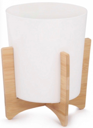 Кашпо АЛЕССИЯ 1,8л белый М8264