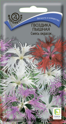 Гвоздика пышная Смесь окрасок