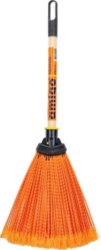 Веник из полипропилена с дерев. ручкой 76004