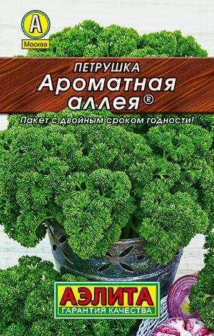 Петрушка Ароматная аллея  Лидер, кудрявая