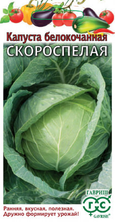 Капуста Скороспелая (ранняя) 