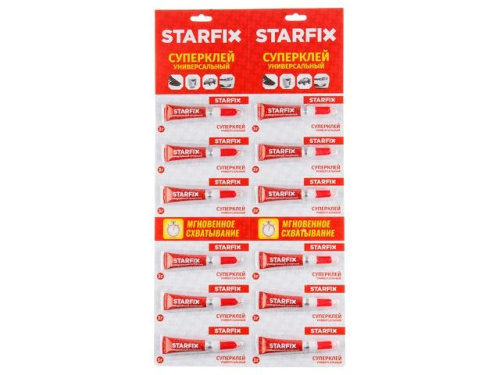 Суперклей универс.STARFIX (12шт*3г) SM-42379-1