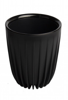 Кашпо Сигма 18л черный d30  h37