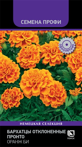 Бархатцы Пронто Оранж Би  отклоненные