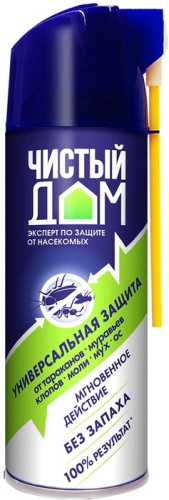 Аэрозоль Супер Универсальный Чистый Дом 400мл
