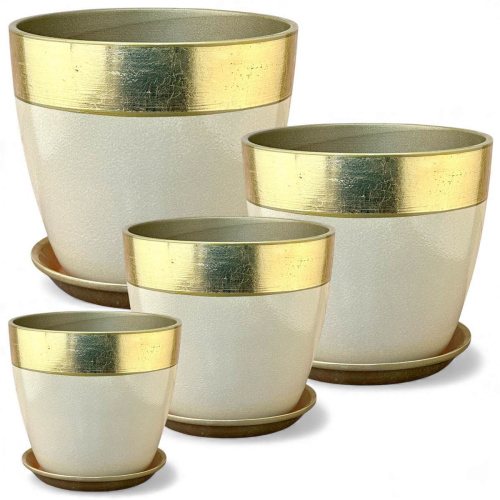 Горшок Поталь бутон валенсия оливка  4 из 4-х 21см 5л