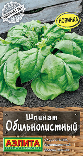 Шпинат Обильнолистный  Профи-Аэлита