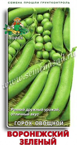 Горох Воронежский зеленый
