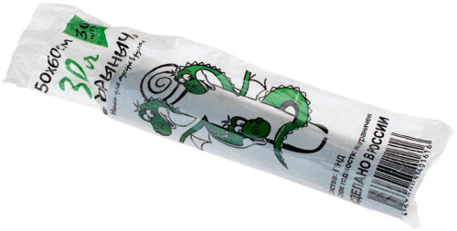 Мешки 30л д/мусора ГОРЫНЫЧ 30шт/рулон особо прочн.