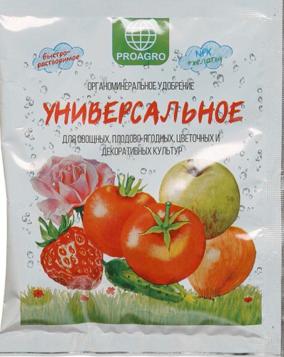 Удобрение Универсальное  30г ОМУ  для овощных, плодово-ягодных, цвет водораств.