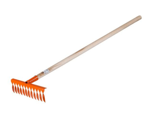 Грабли 12-зубые с черенком витые 1200мм