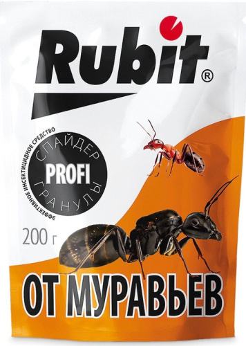 Рубит СПАЙДЕР ср-во от муравьев гранулы 200г дой-пак
