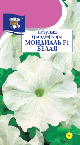 Петуния Мондиаль белая 