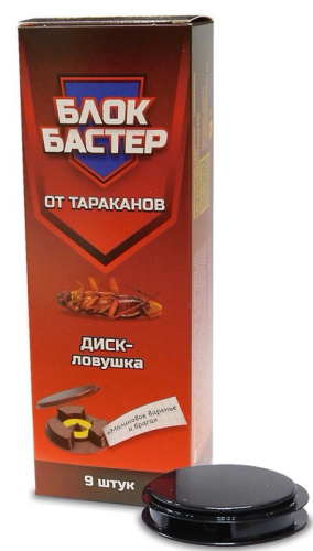 Блокбастер Диск-ловушка от тараканов мал.вар. 3 шт (ВХ)  