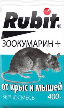 Рубит ЗООКУМАРИН+ зерновая смесь 400г пакет