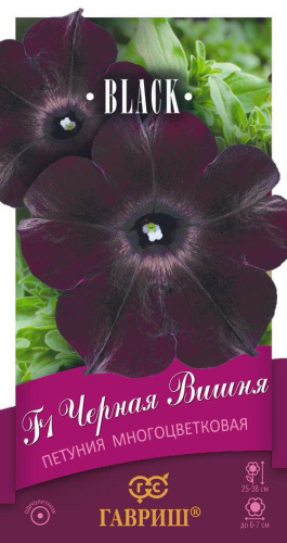 Петуния Черная Вишня F1 многоцветк.