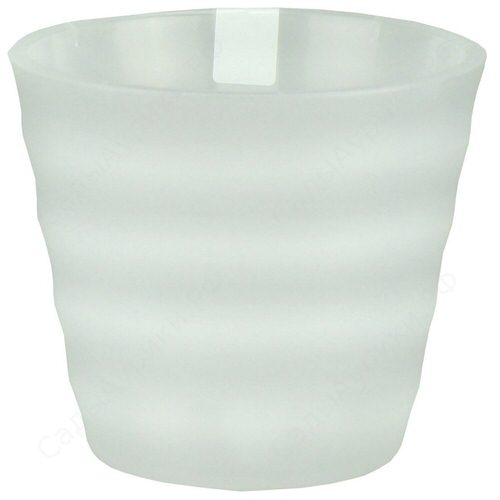 Кашпо Лаура 3.7л  прозрачный d20 h18
