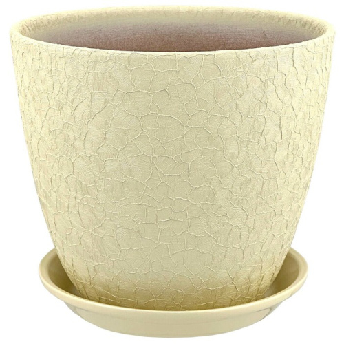 Горшок Винил бутон бежевый 5л 21см 1 из 4-х