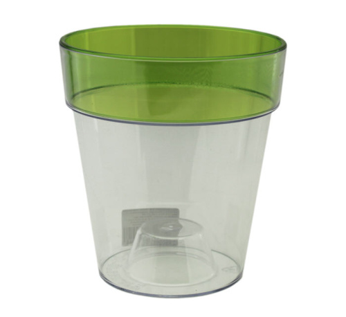 Кашпо Протея 1.4л прозрачный-зеленый